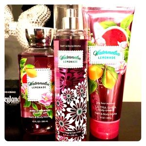 “Watermelon Lemonade” Bath & Body Works Set